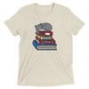 Cat on Pile of Books T-Shirt