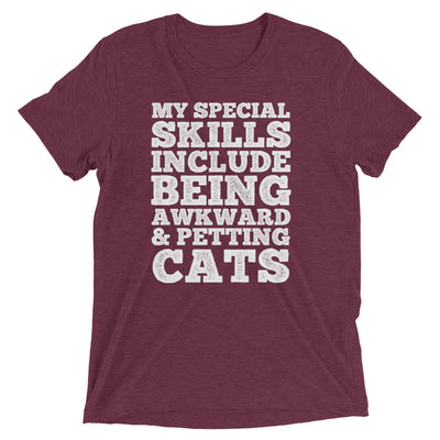 Awkward and Petting Cats T-Shirt