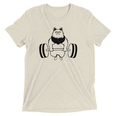 Deadlift Weightlifting Cat T-Shirt