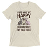 Humans Make Head Hurt Cat T-Shirt