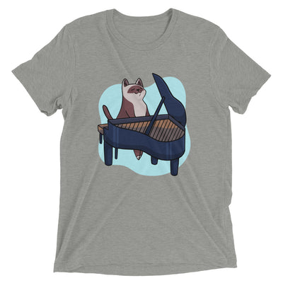 Piano Player Cat T-Shirt