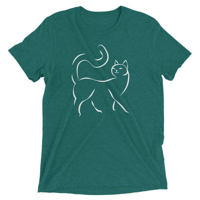 Minimalist Line Cat T-Shirt