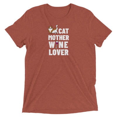 Cat Mother Wine Lover T-Shirt