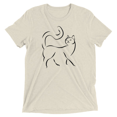 Minimalist Line Cat T-Shirt