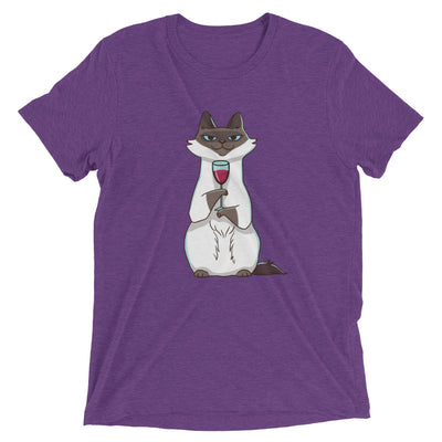 Cat Holding Red Wine T-Shirt