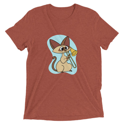 Trombone Player Cat T-Shirt