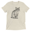 Curious Cat Sketch T-Shirt