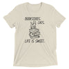 Bookstores. Cats. Life is Sweet T-Shirt