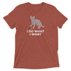 I Do What I Want Cat T-Shirt