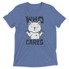 Who Cares Cat T-Shirt