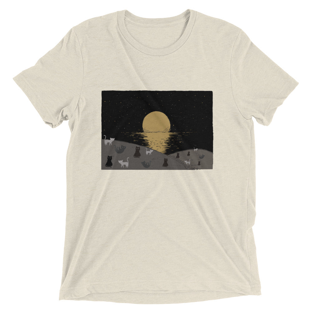 Moonlight Cats T-Shirt