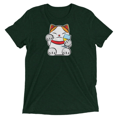 Lucky Cat #3: Wine Cat T-Shirt