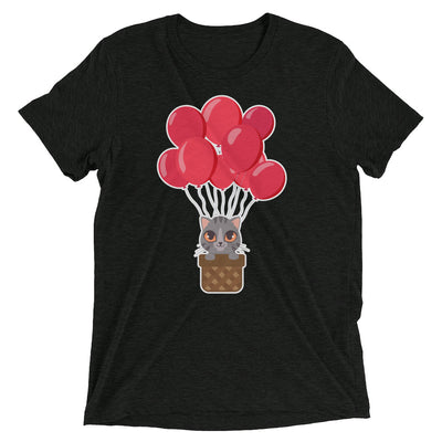 Balloon Ride Cat T-Shirt