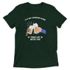 Not Drinking Alone Cat T-Shirt