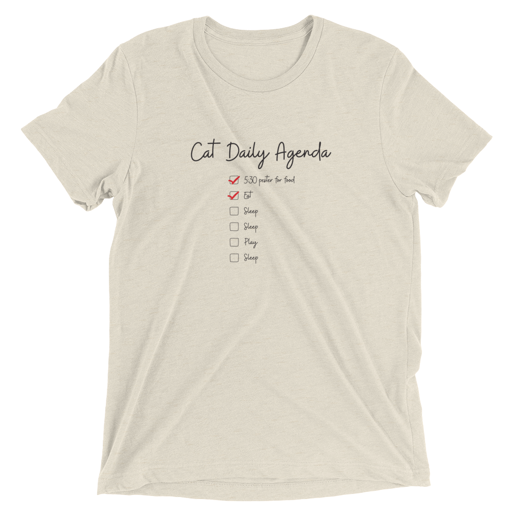 Daily Cat Agenda T-Shirt