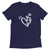 Heart Cat Paw Prints T-Shirt