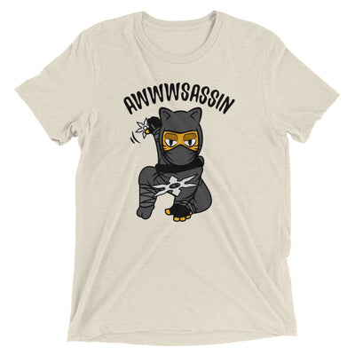 Awwwsassin Ninja Cat T-Shirt