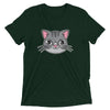 I Love Cats Heart Face T-Shirt